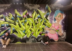 Graffiti Wall - Photo by PetrolOne - sweden, nadz, isk (2015)