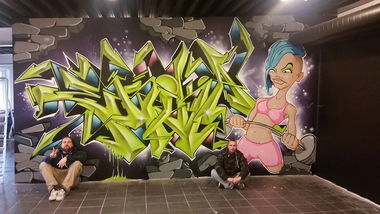 Graffiti Wall - Photo by PetrolOne - sweden, nadz, isk (2015)