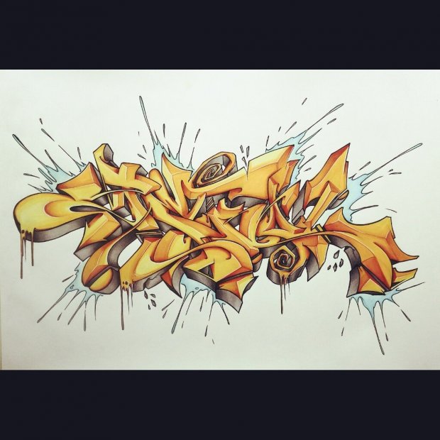 Graffiti Sketch - Photo by PetrolOne