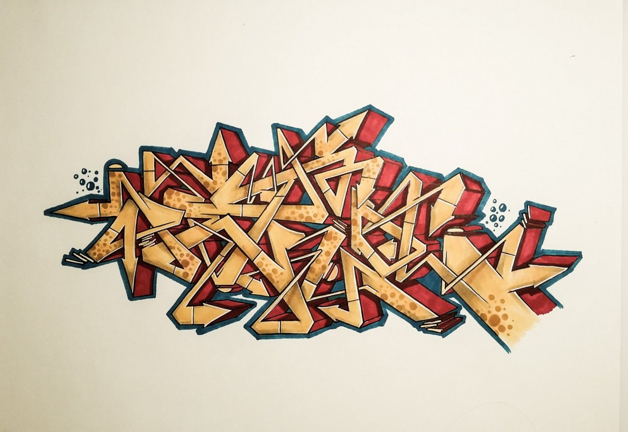 Graffiti Sketch - Photo by PetrolOne
