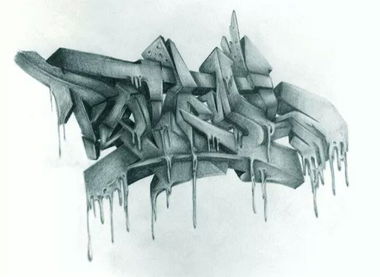 Graffiti Sketch - Photo by PetrolOne