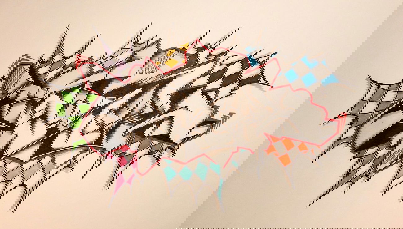 Graffiti Sketch - Photo by PetrolOne