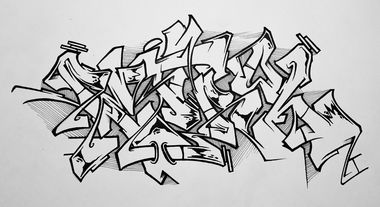 Graffiti Sketch - Photo by PetrolOne