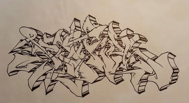 Graffiti Sketch - Photo by PetrolOne