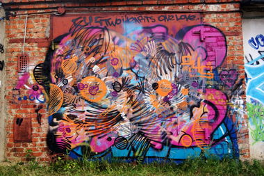 Graffiti Wall in Tula - Photo by Phame5 - Abstraction, Phame, Fame (2013)