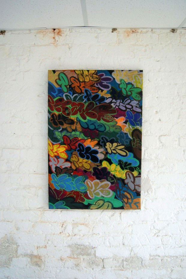 Graffiti Artwork in Tula - Photo by Phame5 - Throwie, Swag, Hustle (2013)