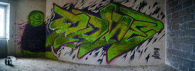 Graffiti Wall in Tula - Photo by Phame5 (2014)