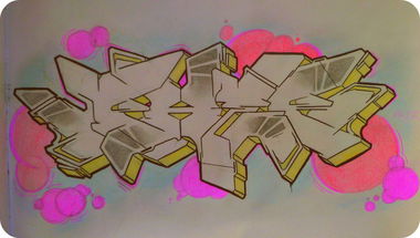 Graffiti Sketch - Photo by PherZo