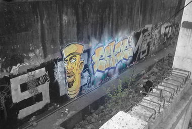 Graffiti Bombing - Photo by PherZo - with, Alekside