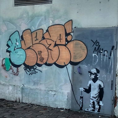 Graffiti Bombing - Photo by PherZo