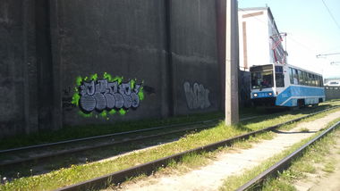 Graffiti Bombing - Photo by PherZo