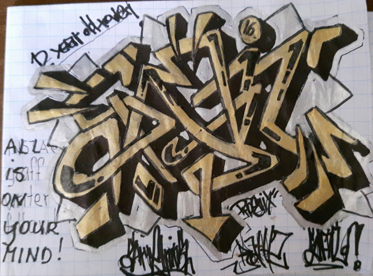 Graffiti Wall - Photo by PhoenixDraws (2016)