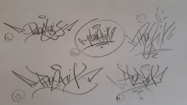 Graffiti Sketch - Photo by PhoenixDraws (2016)