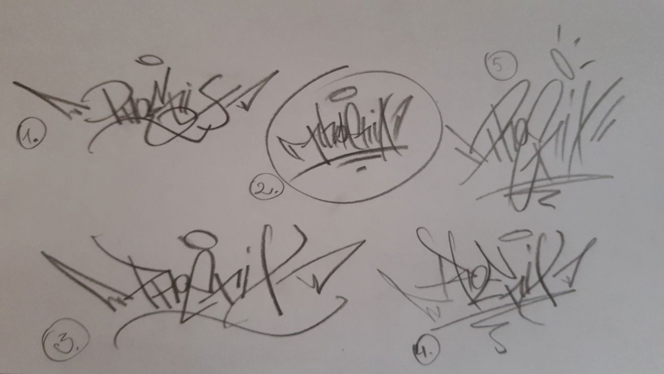 Graffiti Sketch - Photo by PhoenixDraws (2016)