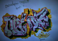 Graffiti Sketch - Photo by PhoenixDraws - phoenixdraws, phoenix, one4all (2016)