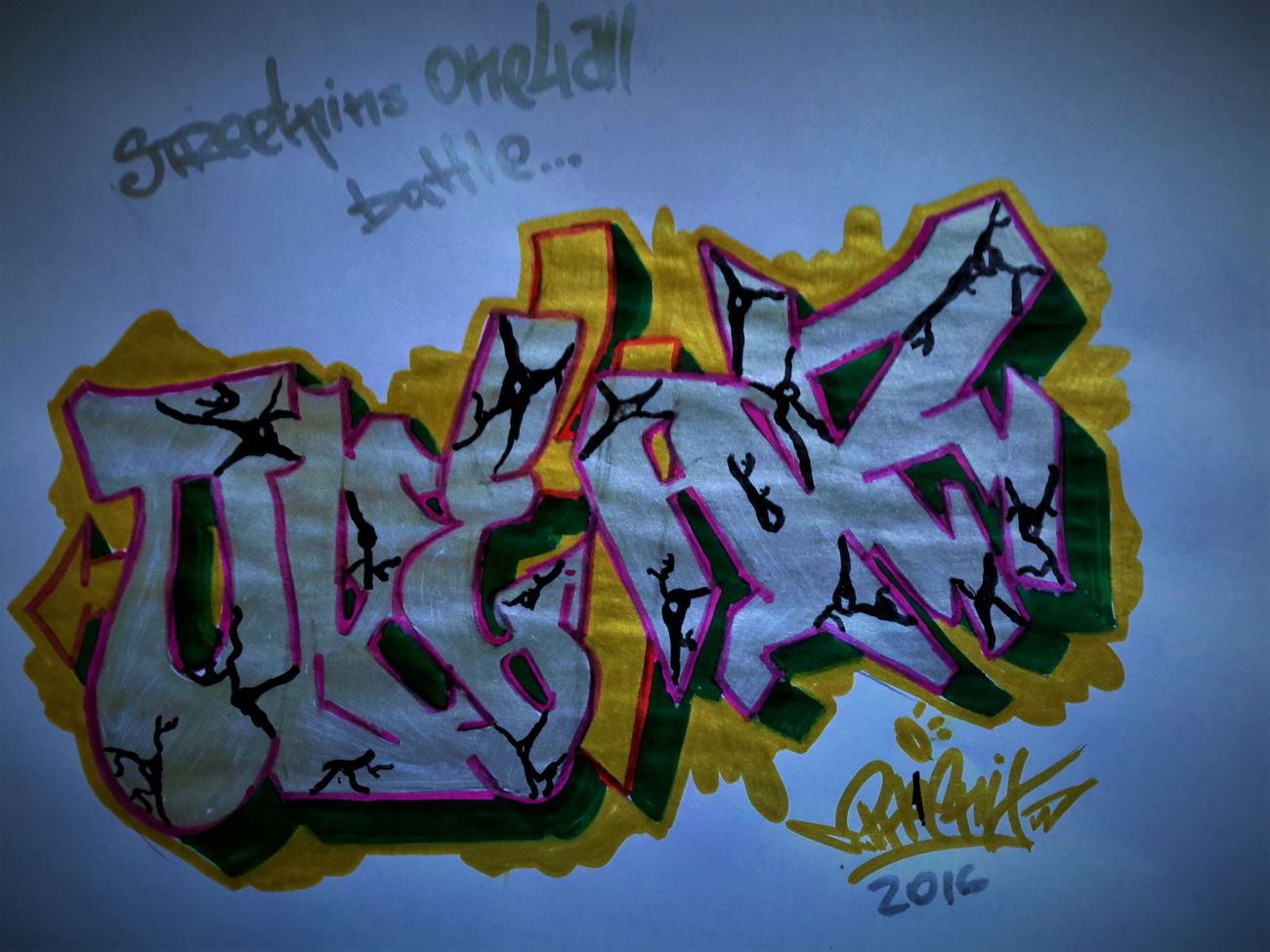 Graffiti Sketch - Photo by PhoenixDraws - phoenixdraws, phoenix, one4all (2016)