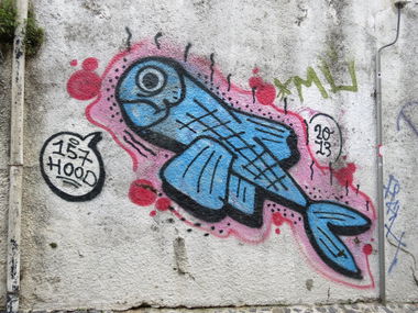 Graffiti Wall in Lisboa - Photo by Photographer - 157, Hood (2013)