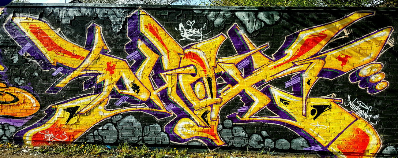 Graffiti Wall - Photo by Phox - Hamburg, Graffiti, Cas