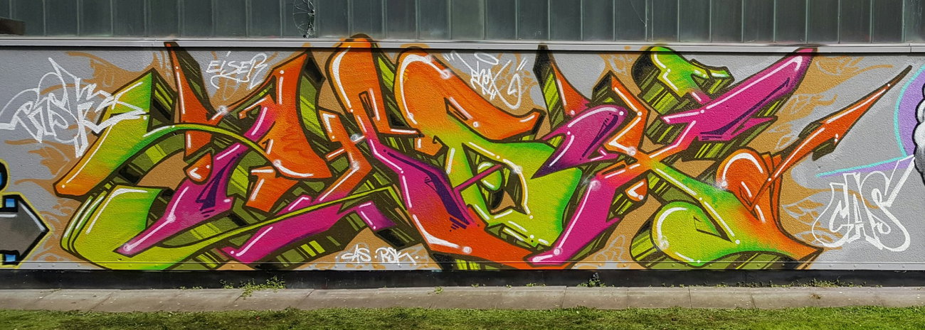 Graffiti Wall - Photo by Phox - Hamburg, Graffiti, Cas