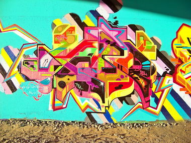 Graffiti Wall in Mannheim - Photo by PhunkMasterKK - KidKaro, TPM, DBL (2012)