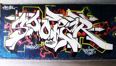 Graffiti Wall in Mannheim - Photo by PhunkMasterKK - KidKaro, TPM, MNF