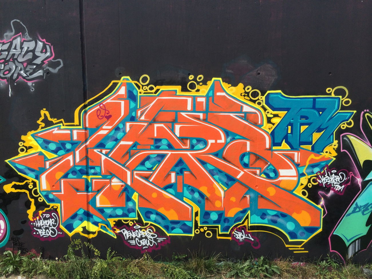 Graffiti Wall in Berlin - Photo by PhunkMasterKK (2014)