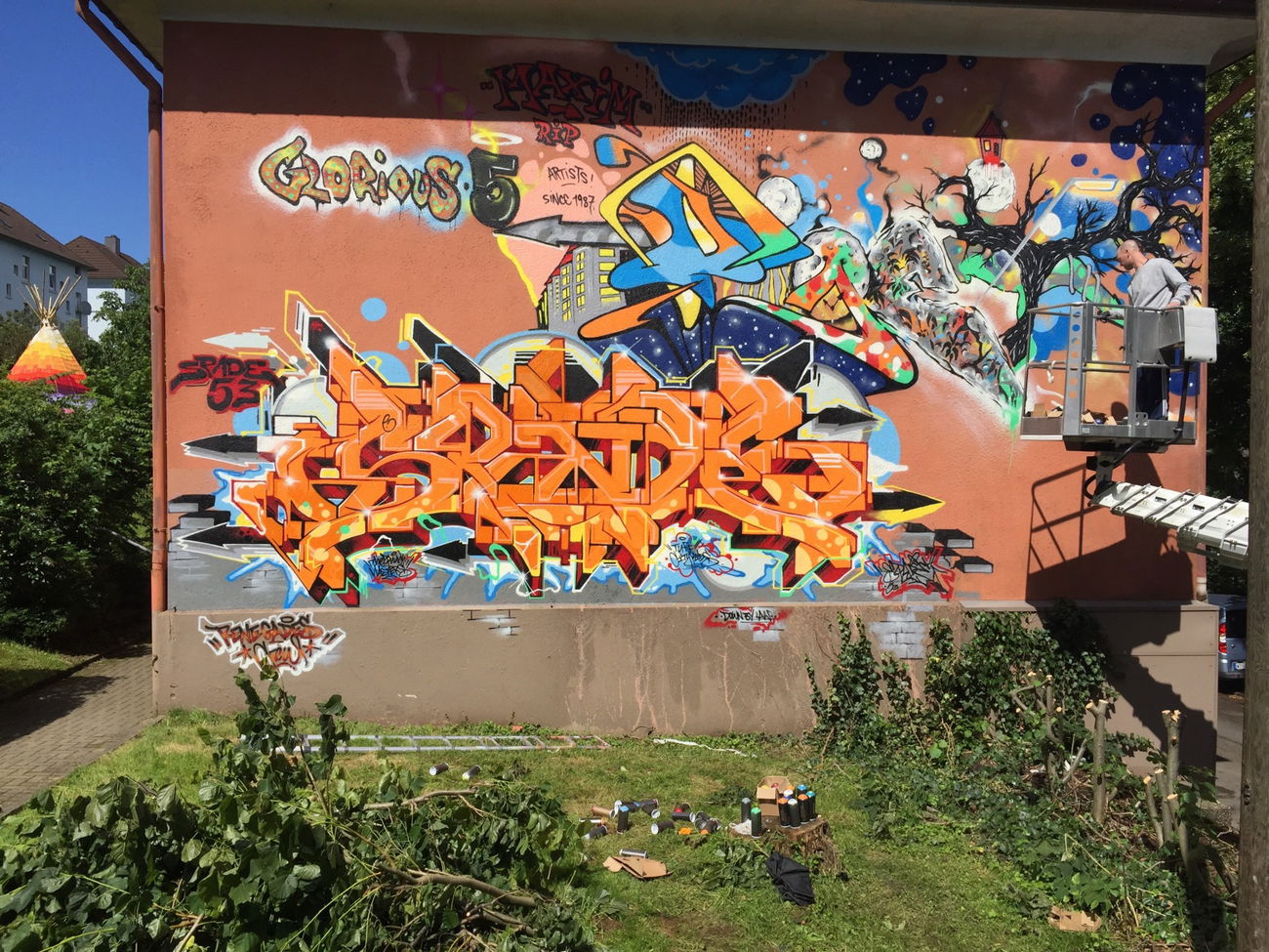 Graffiti Wall in Remscheid honsberg - Photo by PhunkMasterKK - SpadeSpade53tpmThePhunkMastersTCKtuffcitykidsRenegadesReneg...