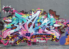 Graffiti Wall - Photo by PhunkMasterKK - SPADE53, Tck, tpm (2015)