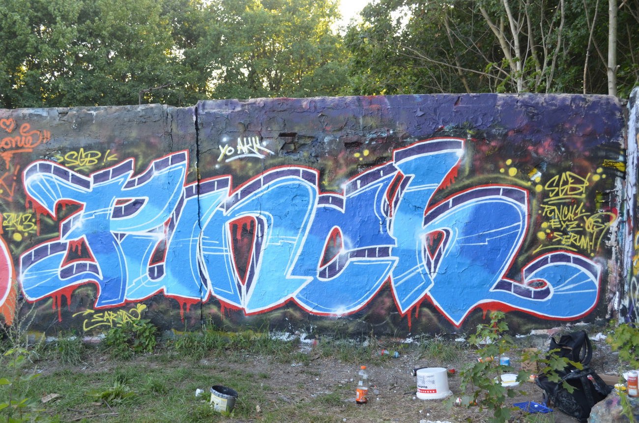 Graffiti Wall - Photo by Phunkone (2014)