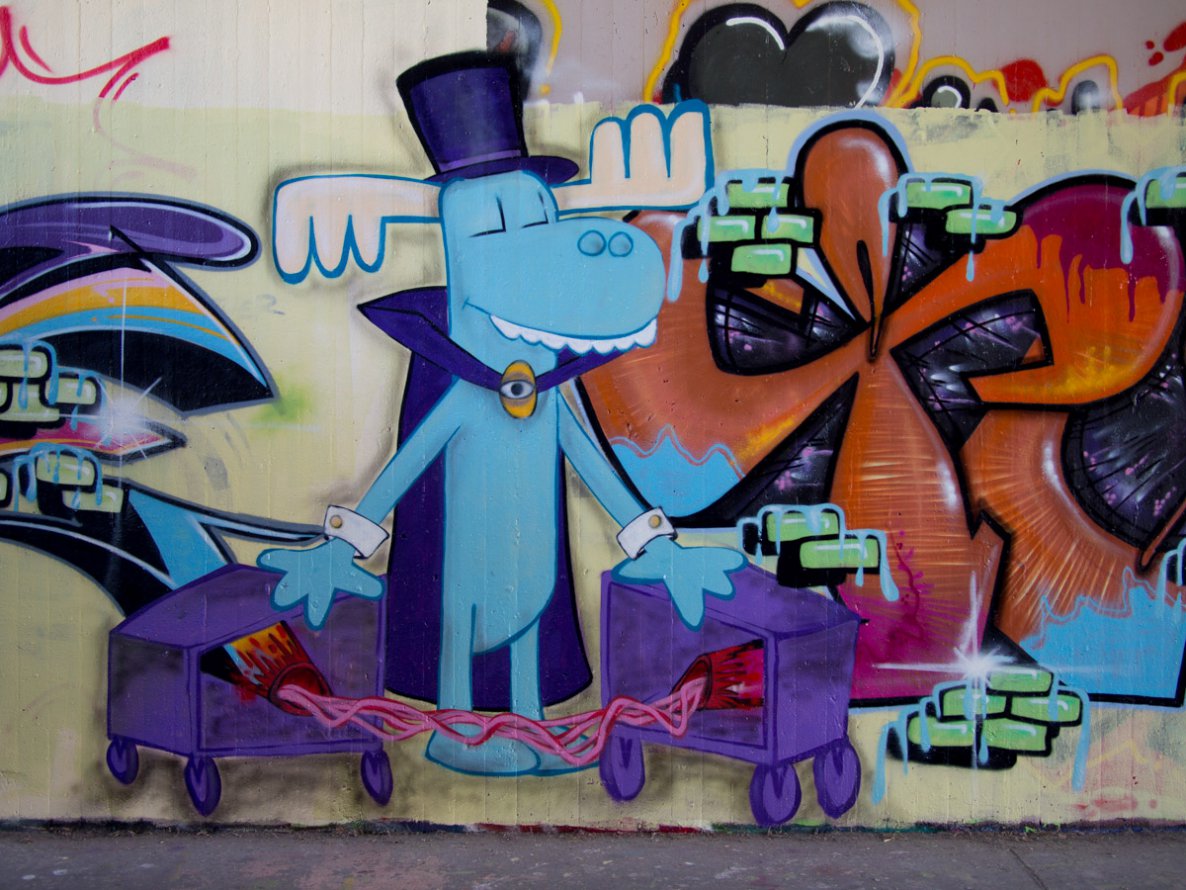 Graffiti Wall - Photo by Piercinghuber