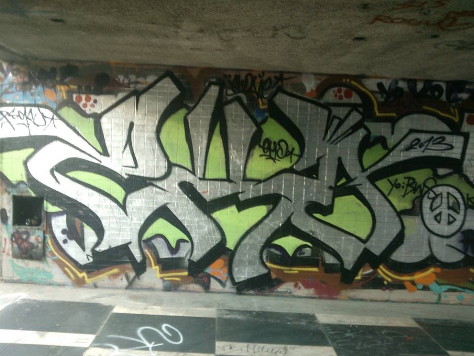 Graffiti Wall - Photo by PierdolSieCREW - EHO, PS (2013)