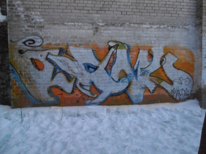 Graffiti Wall - Photo by Piesiniai - Ramu