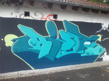 Graffiti Wall in Menden - Photo by Pillepalle