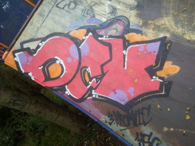 Graffiti Bombing in Menden - Photo by Pillepalle - DCV, HSC