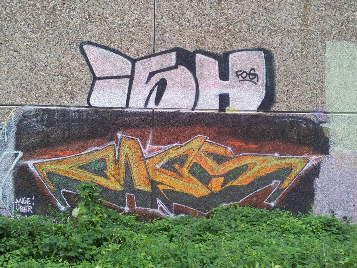 Graffiti Wall in Menden - Photo by Pillepalle - MOS, ISH, FOG