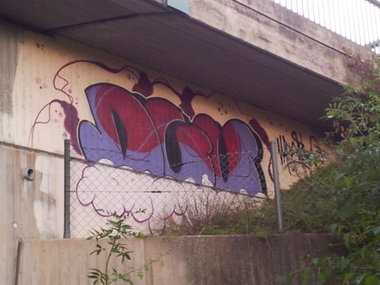 Graffiti Bombing - Photo by Pillepalle - DCV, CRUZ