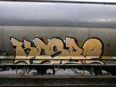 Graffiti Train - Photo by Pillepalle - KOSBE, HSC, DCV