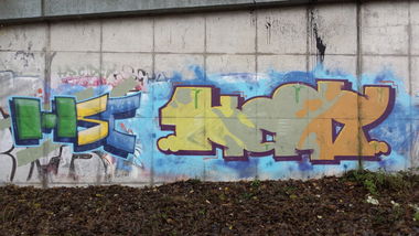 Graffiti Bombing - Photo by Pillepalle - HSC