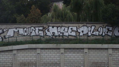 Graffiti Bombing - Photo by Pilote - Mouse*Hire*Pilote