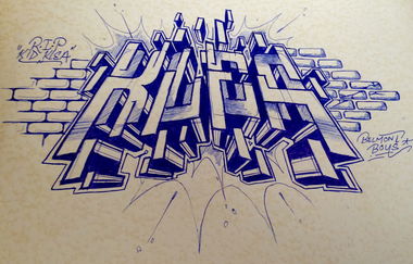 Graffiti Wall - Photo by Pincho1