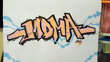 Graffiti Sketch - Photo by Pinguinmann76