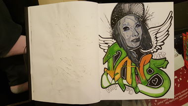 Graffiti Sketch - Photo by Pinguinmann76