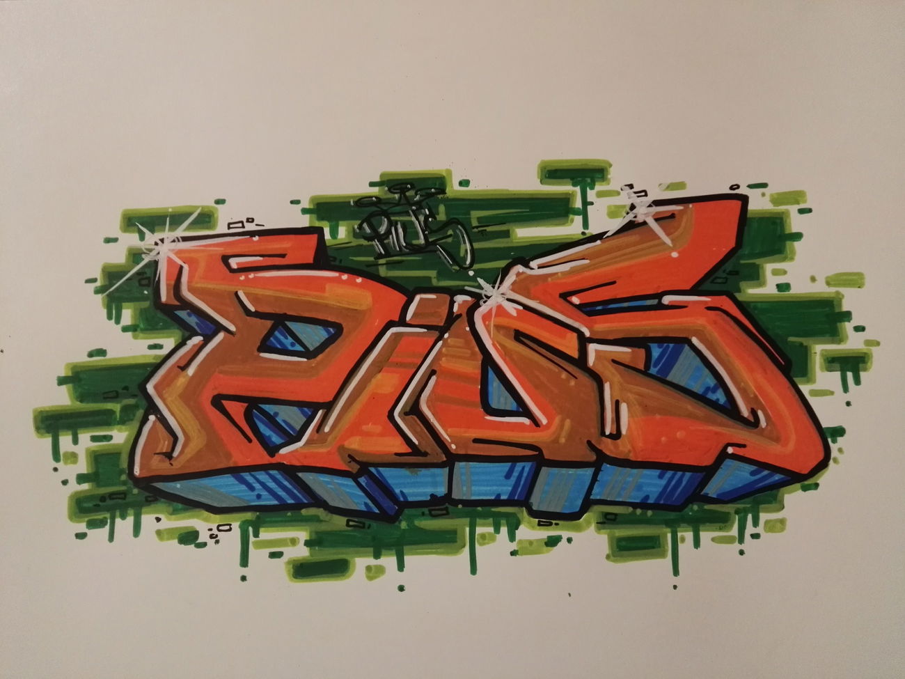 Graffiti Sketch - Photo by Pius (2016)