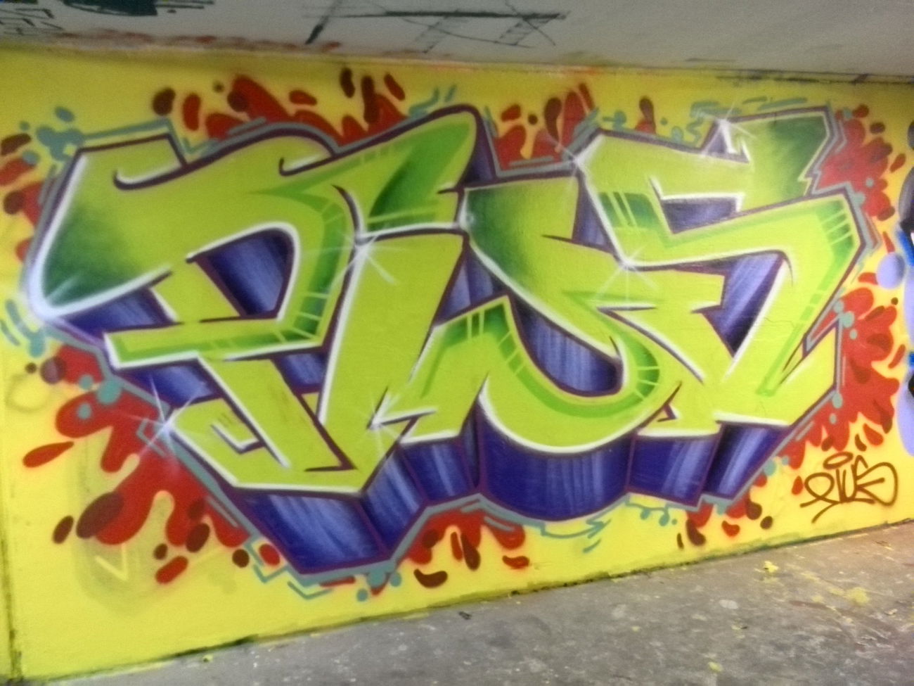 Graffiti Wall in Linz - Photo by Pius (2015)