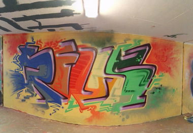 Graffiti Wall - Photo by Pius - Pius, Linz, Graffiti (2017)