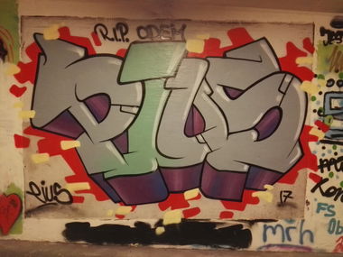 Graffiti Wall - Photo by Pius (2017)