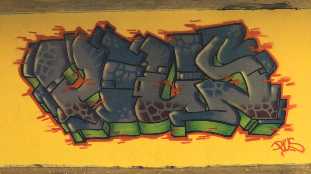 Graffiti Wall in Leonding - Photo by Pius - Linz, Untergaumberg, Austria (2013)