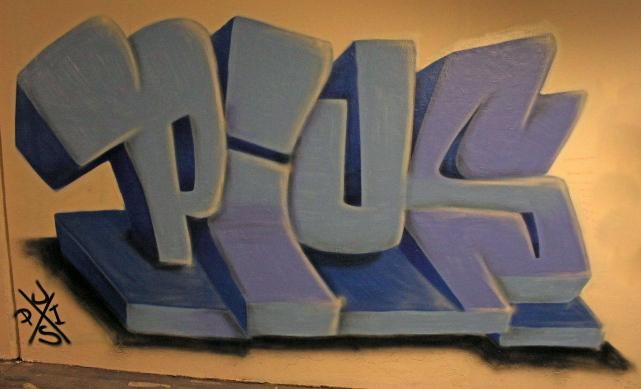 Graffiti Wall - Photo by Pius - Linz, 3D (2013)