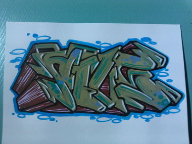 Graffiti Sketch - Photo by Pius (2013)