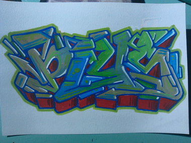 Graffiti Sketch - Photo by Pius (2013)